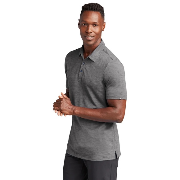Travis Mathew Auckland Slub Golf Polo in Grey, size Large - Picture 3 of 16